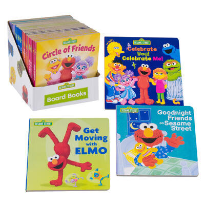 sesame street board books - 4 assortments -- 24 per case