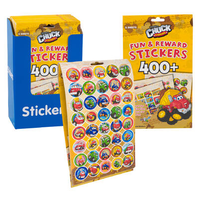 tonka chuck 400+ sticker pad - - -- 48 per case