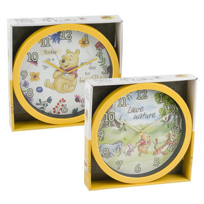 winnie the pooh wall clocks - 10.25 inch -- 6 per case