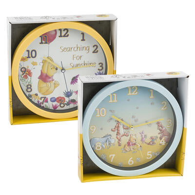 winnie the pooh wall clocks - 10 inch -- 6 per case