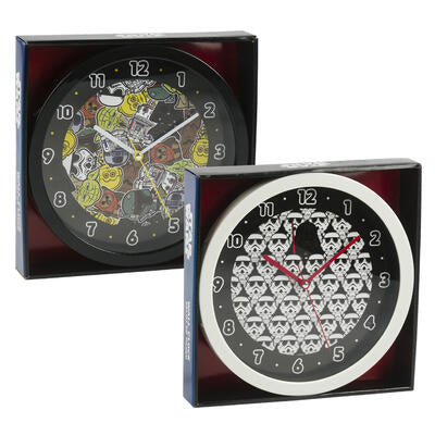star wars wall clocks - 10 inch - 2 assortments - -- 6 per case