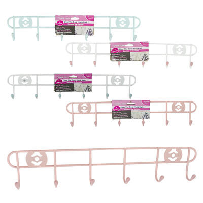 simply home hook rack with 6 hooks - 14 in -- 48 per case