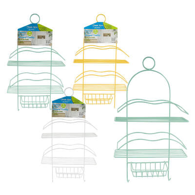 simply home 3-section shower caddy - 18 in -- 12 per case