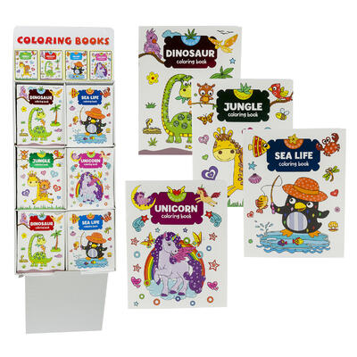 kids foil coloring book - 32pg -- 144 per case