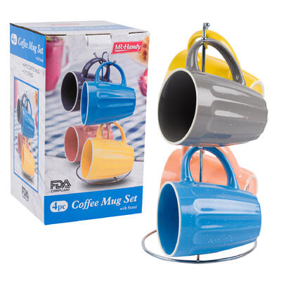 mr. handy coffee mug set 4pc 11oz -- 8 per case