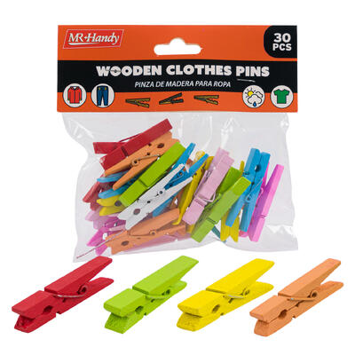 mr. handy - 30pc clothes pins -- 48 per case