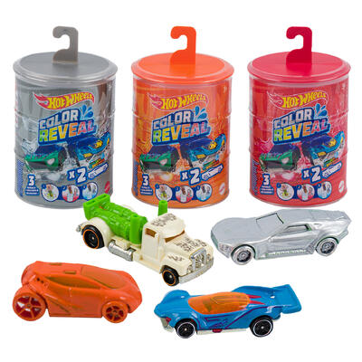 hot wheels color reveal toy car -- 4 per case