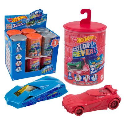hot wheels color reveal toy cars -- 12 per case
