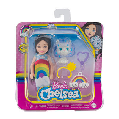 barbie dress-up rainbow chelsea doll - - -- 6 per case