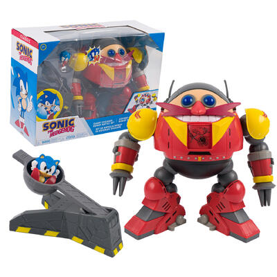 sonic giant eggman robot playset - - licensed items -- 2 per case