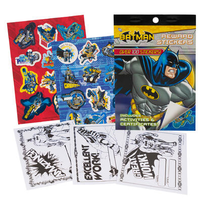 batman reward stickers - 100pc booklet -- 24 per case