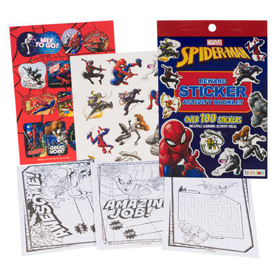 spiderman reward stickers - 100pc booklet -- 24 per case