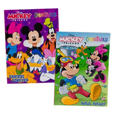 mickey and friends coloring books - licensed item -- 36 per case