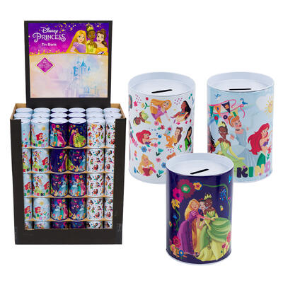 disney princess saving banks - 6 in x 4 in -- 90 per case