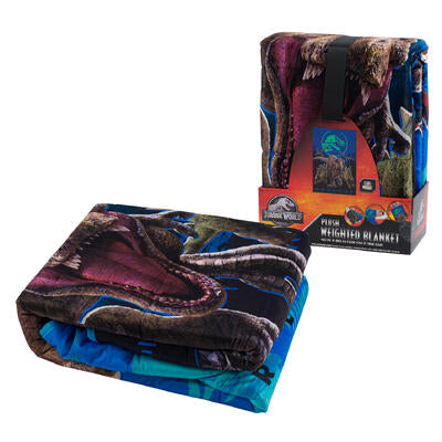jurassic world weighted blanket -- 2 per case