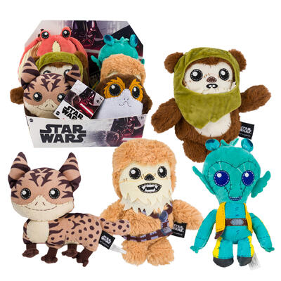 star wars galaxy's edge plush creatures -- 6 per case