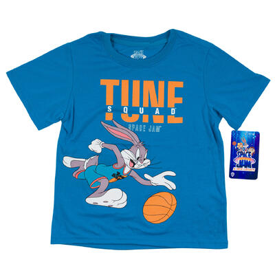 space jam boys t-shirts - assorted sizes -- 72 per case