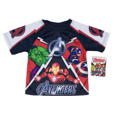 avengers boys t-shirt - assorted sizes - bulk -- 48 per case