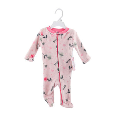 zak & zoey flowers baby sleepers -- 48 per case