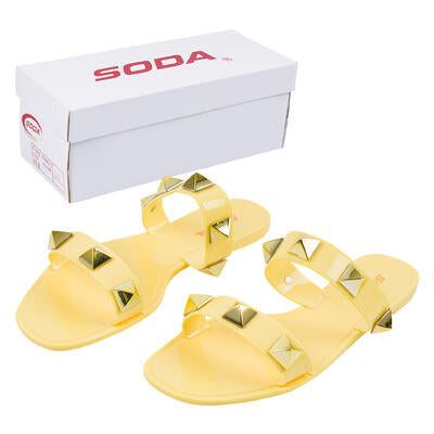 steward lady sandal - yellow - sizes 6-11 -- 18 per case