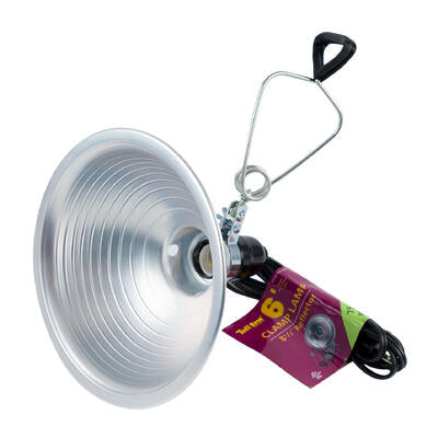 clamp lamp with 8.5 in reflector - -- 24 per case