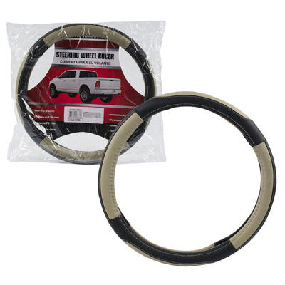 steering wheel covers - 14 - black and grey  -- 12 per case