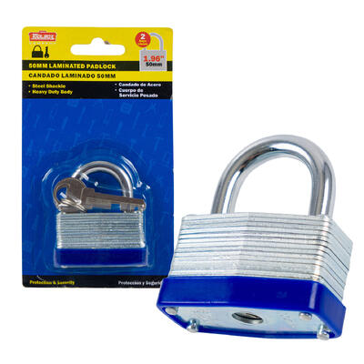 50mm laminated padlocks - -- 24 per case