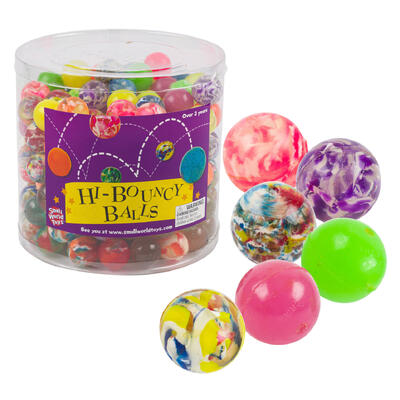 hi-bouncy balls - assorted colors -- 200 per case