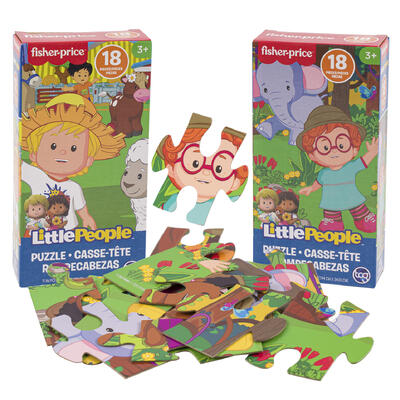 little people puzzles - 18pc - -- 6 per case