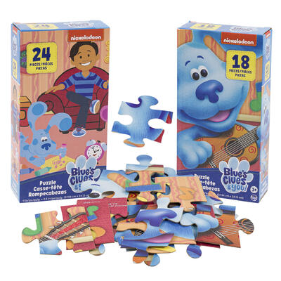 blue's clues puzzles - 18pc and 24pc -- 6 per case