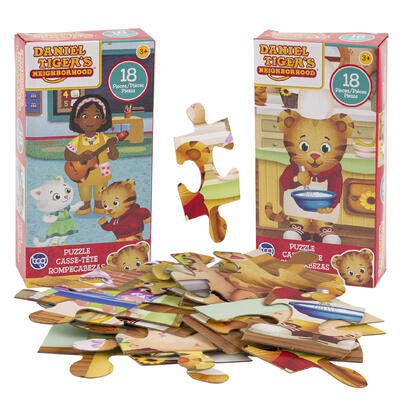 daniel tiger 18pc puzzles - 2 assortments - 6 pieces per case -- 6 per case