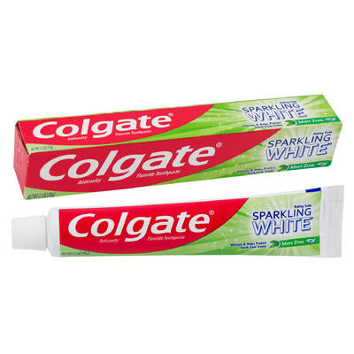 colgate sparkling white toothpaste - 2.5oz -- 24 per case