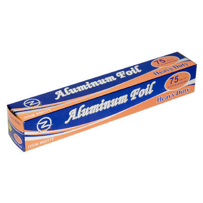 heavy duty aluminum foil - 75 sq ft -- 48 per case