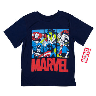 marvel kids t-shirts - assorted sizes -- 72 per case