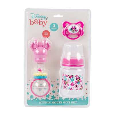 disney rattle bottle and pacifier set - - -- 12 per box