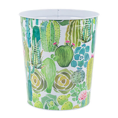 cactus trash can - 9 qt capacity -- 18 per case