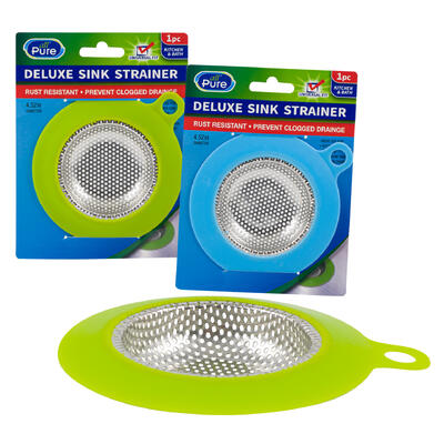 all pure stainless steel sink strainers - 4.33 in -- 72 per case
