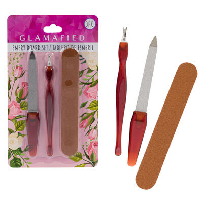 nail care set - 3pc - -- 48 per case