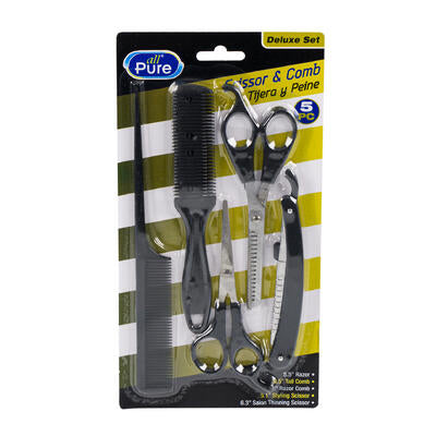 all pure 5pc barber set - - -- 48 per case