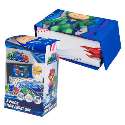 pj masks 3pc sheet set -- 2 per case