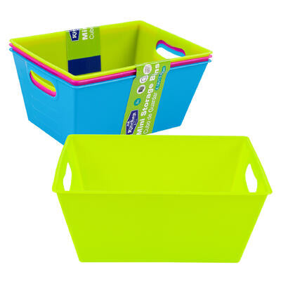 3pk rectangular storage bin- 6.1 -- 48 per case