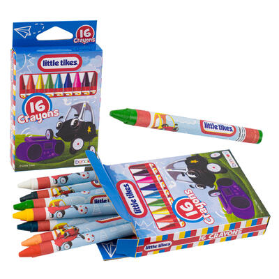 little tikes 16ct crayons -- 24 per case