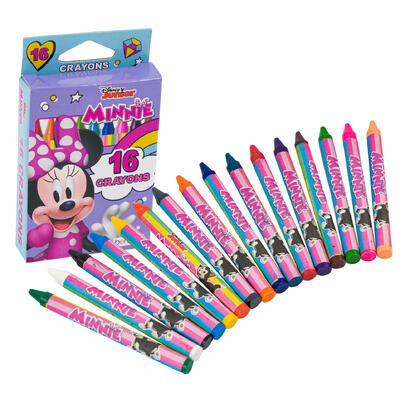 minnie mouse 16ct crayons -- 24 per case