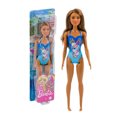 barbie beachdoll fun in the sun doll- 12 -- 4 per case