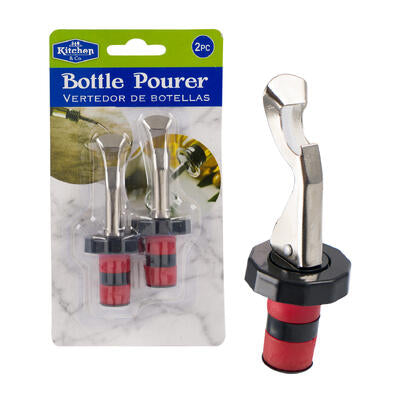 kitchen and co 2pc bottle pourer- 3.5 h -- 72 per case
