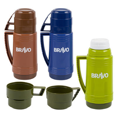 stainless steel vacuum flask- 20oz- assorted -- 12 per case