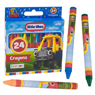 little tikes 24ct crayons -- 24 per case