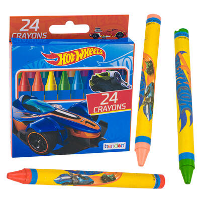 hot wheels 24ct crayons -- 24 per case