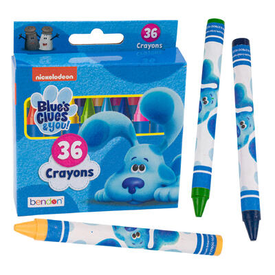 blues clues 36ct crayons -- 24 per case