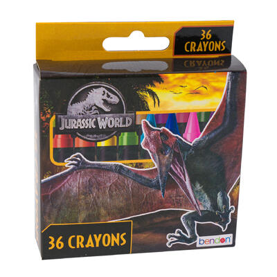 jurassic world 36ct crayons -- 24 per case